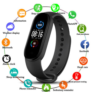 M5 Band Sport Wristband Blood Pressure and Monitor Heart Rate